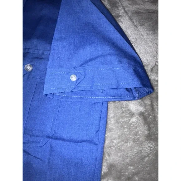 Vintage British Imperial Mens Dress Shirt Permanent Press Small 14-14 1/2 - Picture 6 of 10